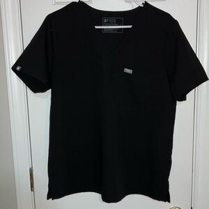 Figs Large Catarina Top in Black